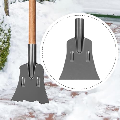 Ice Scraping Head Snow Spade Ice Chopper Head Garden Cleaning Scraping Tool - Image 3