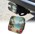 2 Inch Tropical Beach House Trailer Hitch Cover Rubber Receiver Tube Plug Cap by Unknown