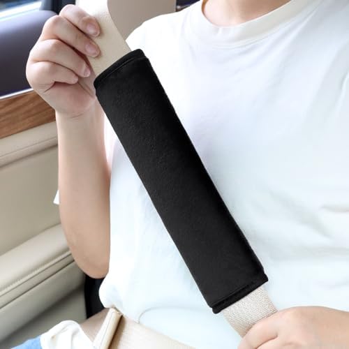 yuntop 2 PCS Car Seat Belt Pads Cover Soft Seat Belt Shoulder Pad Safety Belt - Image 2