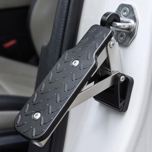 Gralara Car Door Latch Step Pedal Foldable Car Doorstep - Image 7