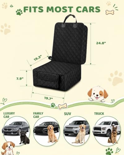 Victoper Dog Car Seat Cover, 600D Heavy Dute Car Seat Cover - Image 4