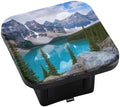 Swono Mountain Lake Hitch Cover: Beautiful Nature Rocky Mountains Lake Winter by Swono