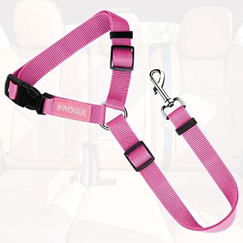 BWOGUE Dog Seat Belt for Car, Headrest Restraint Lead, Non-Elastic - Image 2
