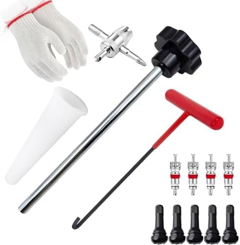 Tire Valve Stem Removal Replacement Tool Kit, Without Removing Tire by CZRWJXW