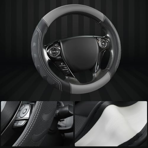 GIANT PANDA Microfiber Leather Steering Wheel Cover - Image 4