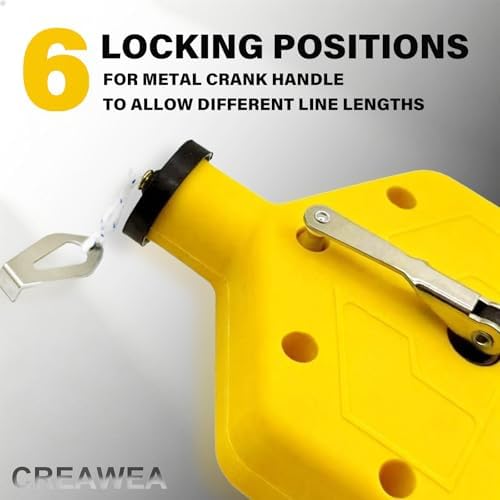 Heavy Duty Chalk Line, Professional Construction Marking Tool, 100-Foot Line - Image 4