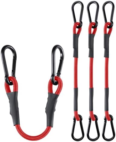 8 Pack 36" Heavy Duty Bungee Cords by LuckyStraps