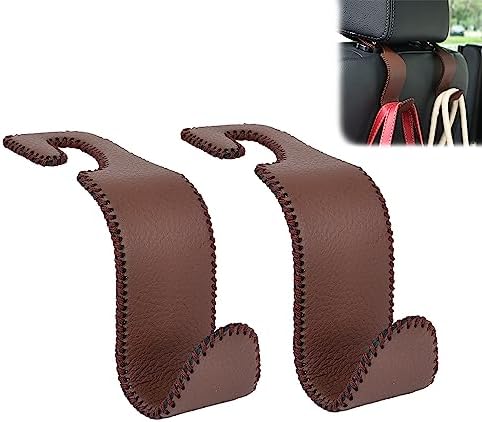 Car Seat Headrest Hook 55lb Heavy Duty Metal Hanger by Amooca