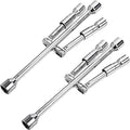 Hedume 2 Pack 14 Inches Universal Folding Lug Wrench, 4-Way Foldable Cross by Hedume