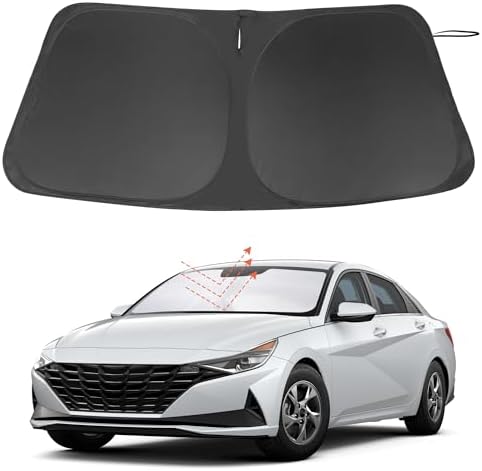 Windshield Sun Shade for 2021-2026 Hyundai Elantra Accessories by LHFLIVE