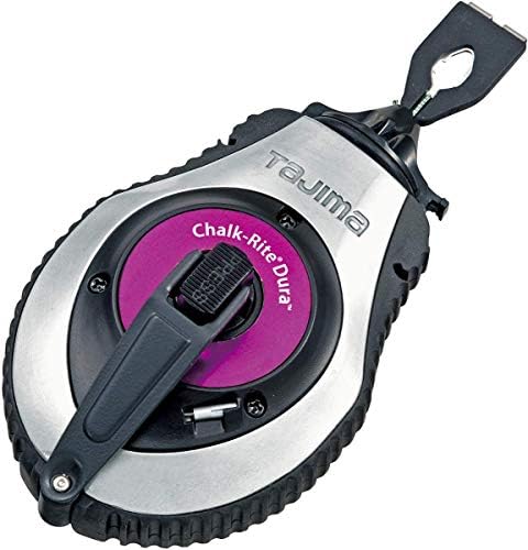 Tajima Chalk Line, Chalk-Rite Dura Chalk Box, 100 ft Snap Line by TAJIMATraditionofExcellence