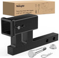 Nilight Trailer Hitch Extender Adapt 1-1/4 Inch to 2" Receiver Adjustable by Nilight