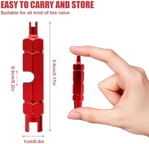 NEWHOOK 2 Pack Presta Valve Core Removal Tool Multi-Functional Bicycle Tire - Image 4