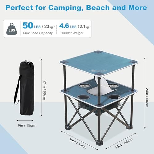 Folding Beach Table, Camping Table - Image 2