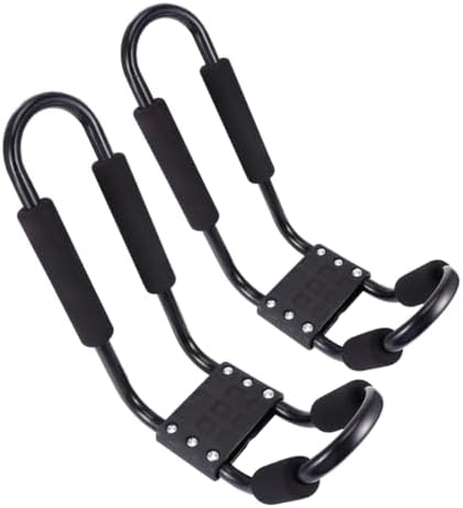 2 Pcs J Shaped Kayak Roof Rack for Canoe Snowboard Carrier by Vosarea