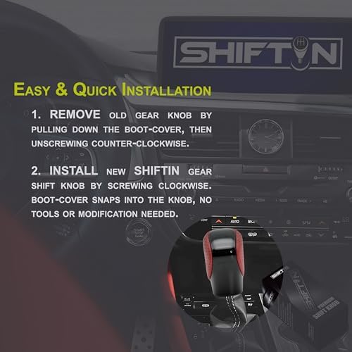 Gear Shift Knob Shifter for Lexus ES GS GX IS-250 NX RC RX 200t 250 300 300h - Image 4
