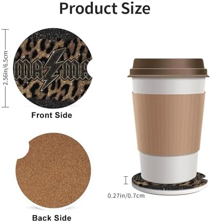 Car Coasters for Cup Holder 2 Pack - Image 3