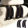 Amooca Car Headrest Hooks 2-Pack Suede Seat Organizer by Amooca