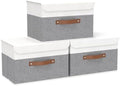 Yawinhe Storage Bins with Lids, 17.7x11.8x11.8in by Yawinhe