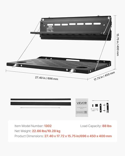 VEVOR Tailgate Table for 2021-2026 Ford Bronco 4 Door Hardtops, Foldable Molle - Image 7