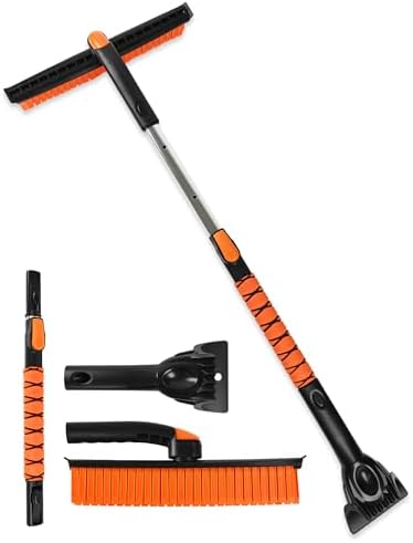BFONS 41" Ice Scrapers for Car Windshieldand Extendable Snow Brush by BFONS