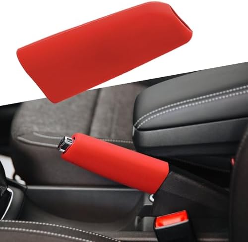 Car Handbrake Cover Gear Shift Knob Cover, Auto Comfortable Grip Silicone by Middrivr