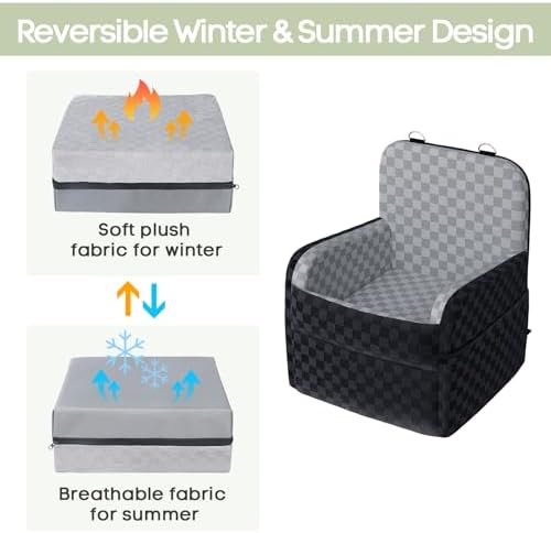Waterproof Dog Booster Car Seat - Image 5
