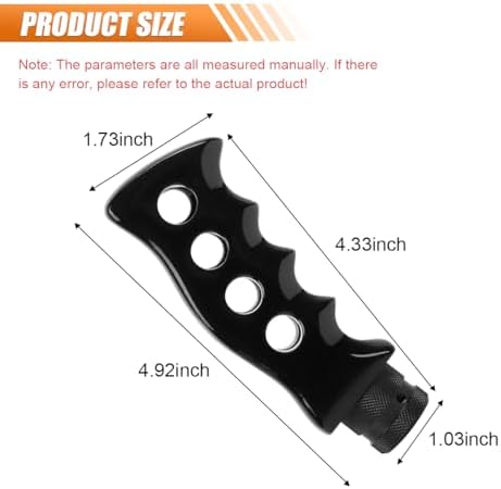 BDZMC Car Gear Shift Handle Lever Knob, Resin Grip Shift Knob - Image 2
