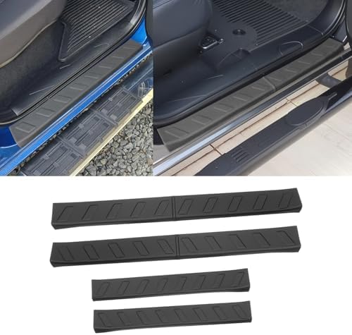 Door Sill Guards Kit Fit for 2016-2023 Toyota Tacoma Double Cab Accessories by Utiiy