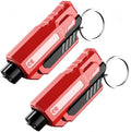 Window Breaker and Seatbelt Cutter Keychain, 2 in 1 Car Safety Hammer Glass by Unknown