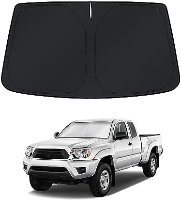 KUST Windshield Sun Shade for Toyota Tacoma 4 Door 2005-2013 2014 2015 Window by KUST