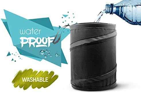 Mavoro Car Trash Can | Waterproof | Collapsible Pop-Up | 1 Gallon | 1-Pack - Image 4