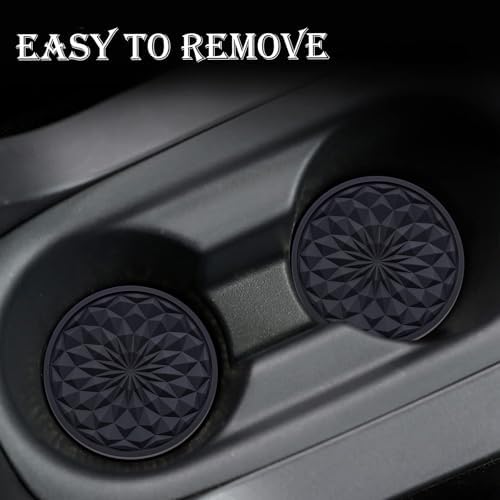 4 Pack Silicone Car Cup Holder Coaster – 2.75 Inch Non-Slip Drink Mat, - Image 6