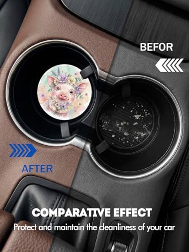 WOCOCN Car Coasters for Cup Holders - Image 4