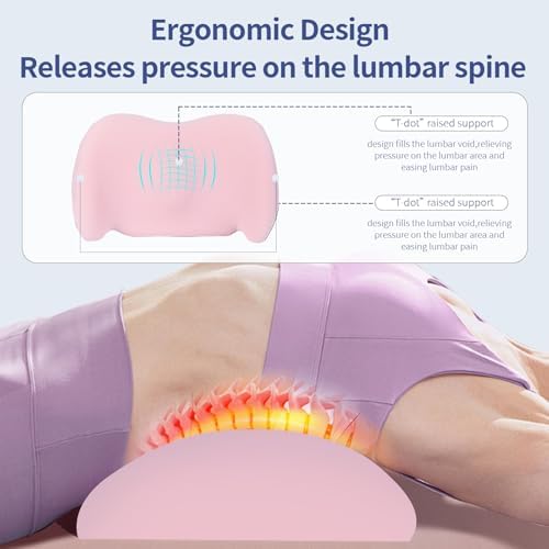 Cooling Lumbar Support Pillow for Office Chair, Memory Foam Car Back Cushion - Image 7
