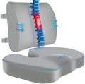 CushZone X-Large Seat Cushion and Lumbar Pillow by CushZone