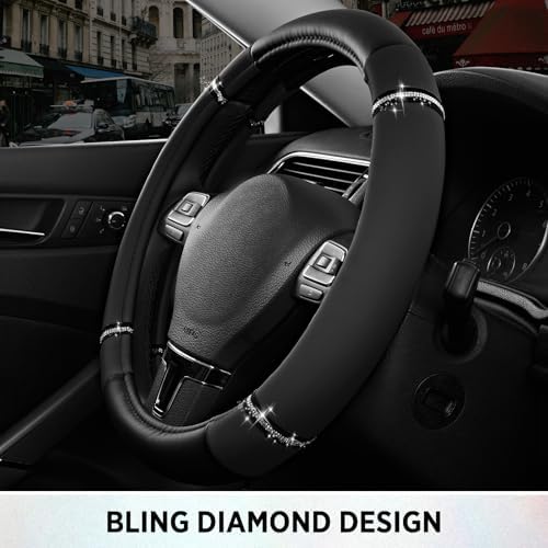 Road Comfort Leather Steering Wheel Cover – Premium Anti-Slip Car Steering - Image 6