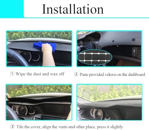 Yiz Dash Cover Mat Pad Fit for Toyota Camry 2002-2006 J40 - Image 5
