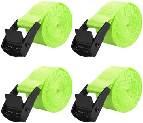 TRIWONDER Cinch Tie Down Strap Lashing Straps Heavy Duty Nylon Straps by TRIWONDER