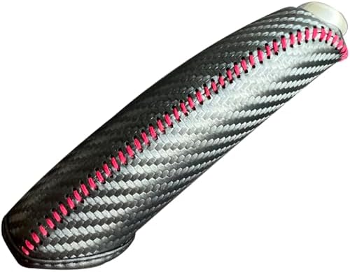 Loncky Black Genuine Leather Handbrake Cover by LonckySteeringWheelCover