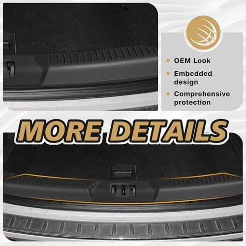 BestEvMod for 2020-2026 Explorer Upgrade Rear Bumper & Trunk Sill Cover - Image 4