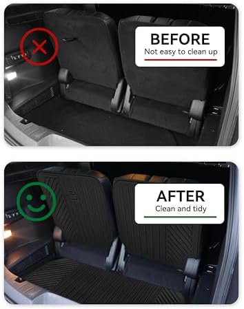 Cargo Liner Compatible with 2015-2019 Ford Explorer Third Trunk Mat Cargo Mat - Image 3