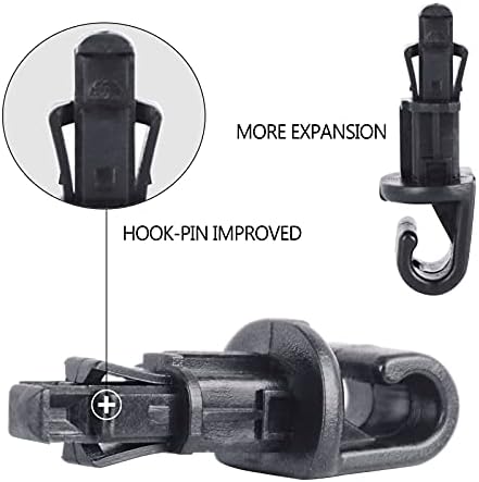 Xislet Set of 6 Sun Shade Hook Clips Fits - Image 3