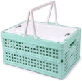 Collapsible Storage Crate, Foldable Plastic Basket by Vivikivi