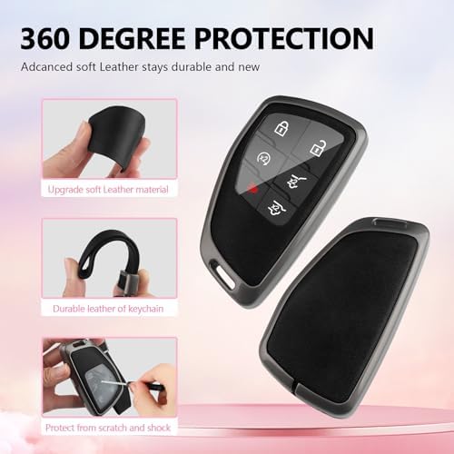 for Chevy Key Fob Cover PU Leather - Image 4