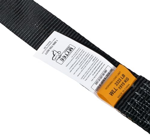 Mytee Products 2" x30' Black Ratchet Straps - Image 5