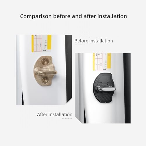 LUCKEASY Door Lock Cover for Tesla Model Y Juniper 2025 2026 - Image 3