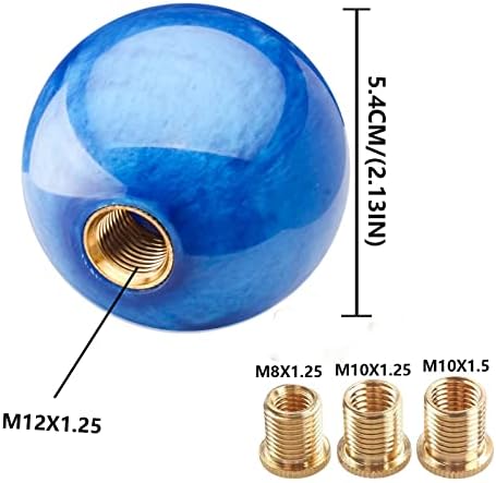 Round Ball Shift Knob Universal Marble Style Gear Shift Knob 5 6 Speed - Image 2