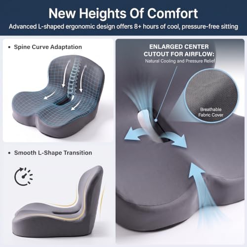 CHANCEE X-Large Ergonomic Seat Cushion - Image 5