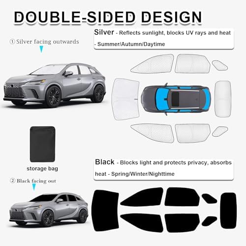 Thicken Sun Shades for Lexus RX 2023-2026 Camping Accessories - Image 5